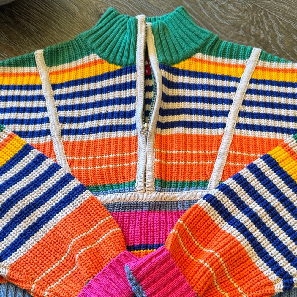 STAUD Striped Half Zip - Picture 4 of 4